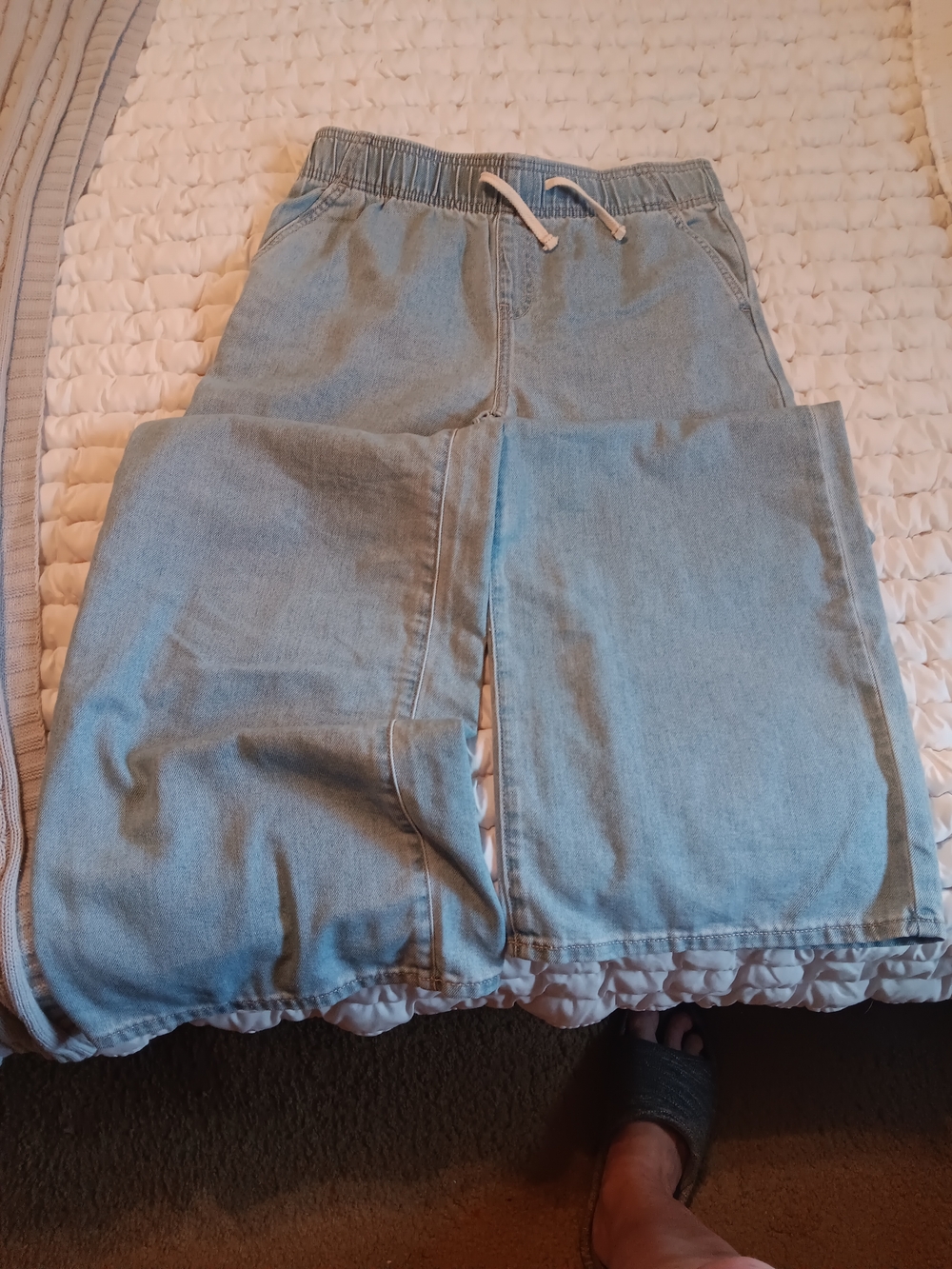 Old Navy Light Blue Kids Denim  with Drawstring